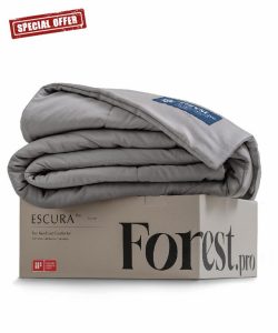 ESCURA NeoCool™ Cooling Comforter – Engineered for Longer Cooling & Temperature Regulating with German Patented Fill – Lightweight & Breathable for Hot Sleepers – iF Award Winner – King/Cali King