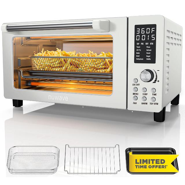 Nuwave Bravo Pro Convection Air Fryer Toaster Oven Combo