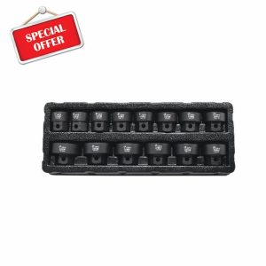 78214 14pc 1/2" Drive 17-30mm Low Profile Nano Impact Socket Set - No Skips