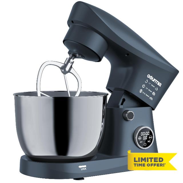 Gourmia 5 Quart Digital Electric Stand Mixer with Attachments