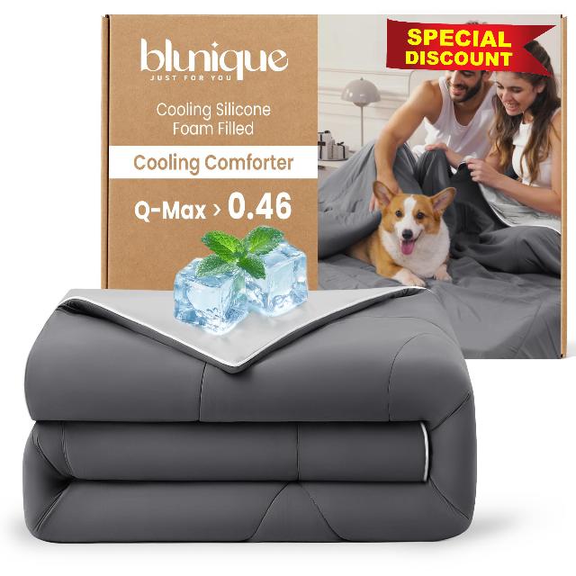 Cooling Silicone Foam Filled Cooling Comforter