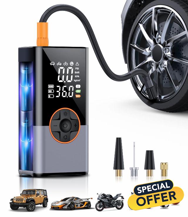Tire Inflator Portable Air Compressor