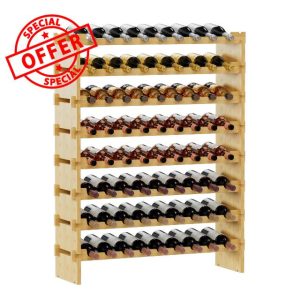 Bambloom Wine Rack Freestanding Floor