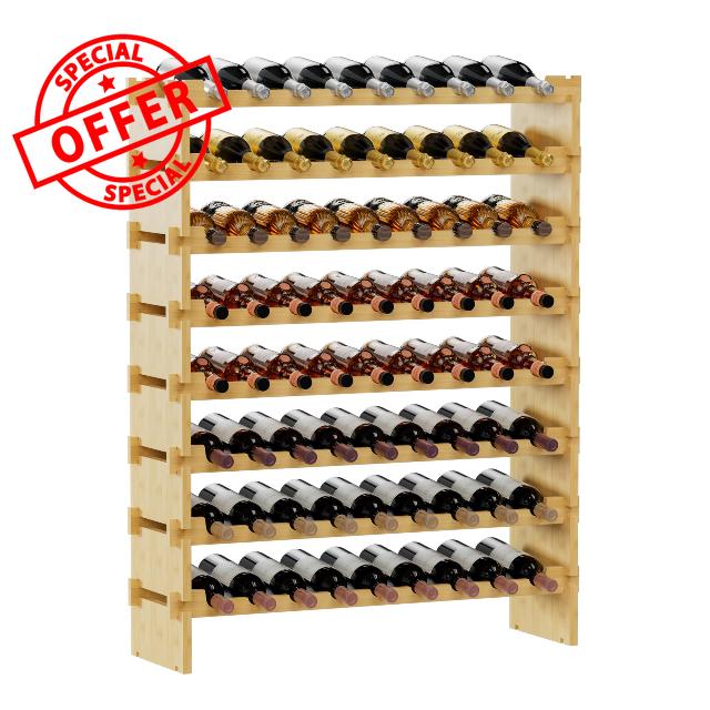 Bambloom Wine Rack Freestanding Floor
