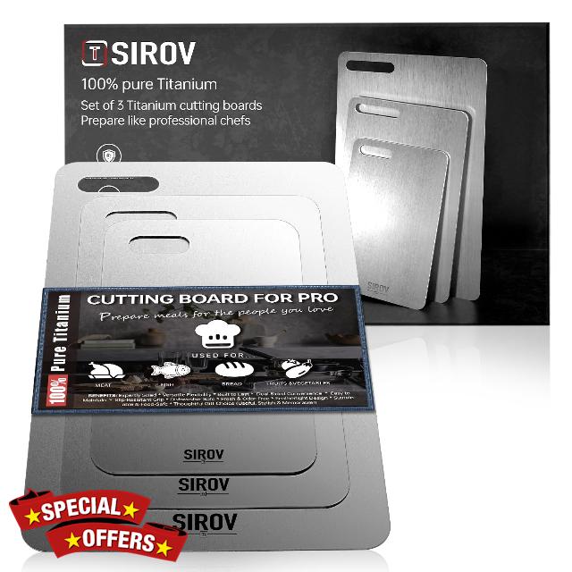 Titanium Cutting Board set of 3