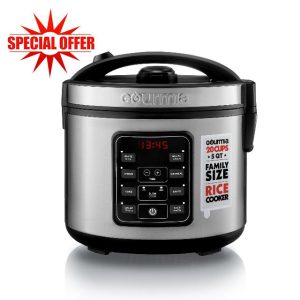 Digital 20-Cup Rice Cooker & Steamer