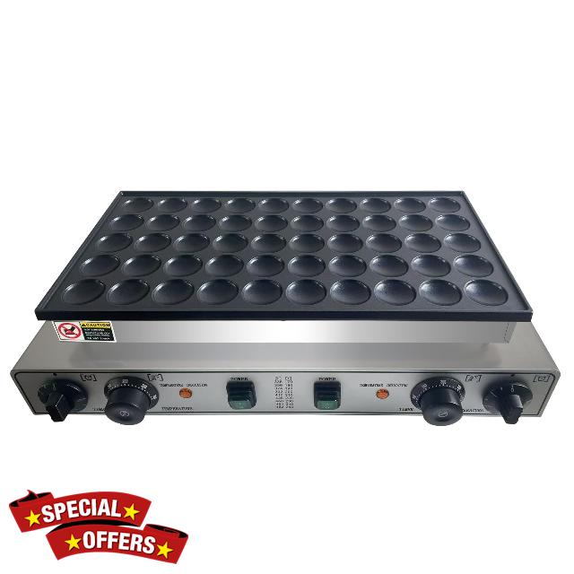Mini Pancake Maker 50pcs Dutch Pancake Maker 1900W Mini Pancakes Maker Machine Commercial Electric Dutch Pancakes Maker