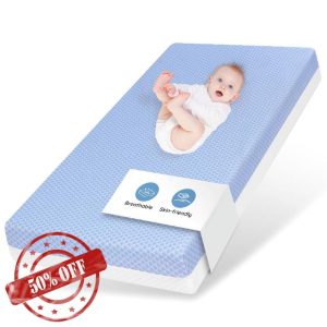 Crib Mattress Dual Sided Memory Foam Baby Toddler Bed Mattress