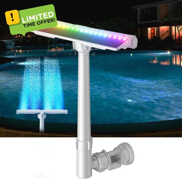 Solar Pool Fountain for Above and In-ground Pools