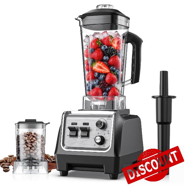 Blender for Smoothies with 1800 Watt Motor Powerful Countertop Blenders for Kitchen 70OZ Large Capacity Smoothie Blender and Grinder Combo for Ice Crush Frozen Drinks Puree