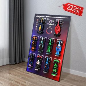 XIU Car Wall Mount with for Lego Speed Champions F1