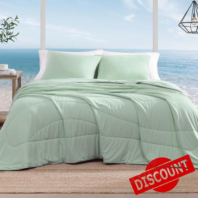 Monbix ChillChilla Cooling Comforter Queen Size-3 Pieces Cooling Blankets for Hot Sleepers and Night Sweats