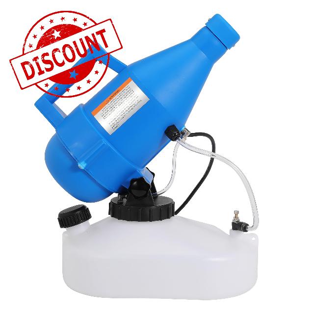 4.5L Electric ULV Fogger Sprayer 1.2 Gallon Portable Cold Mist Machine Spraying 30ft Spray Distance for Home