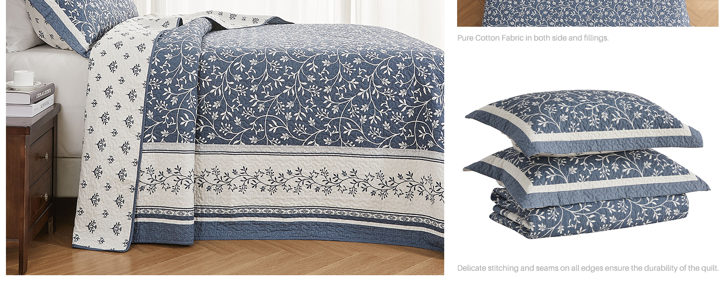 oversized cotton bedspread
