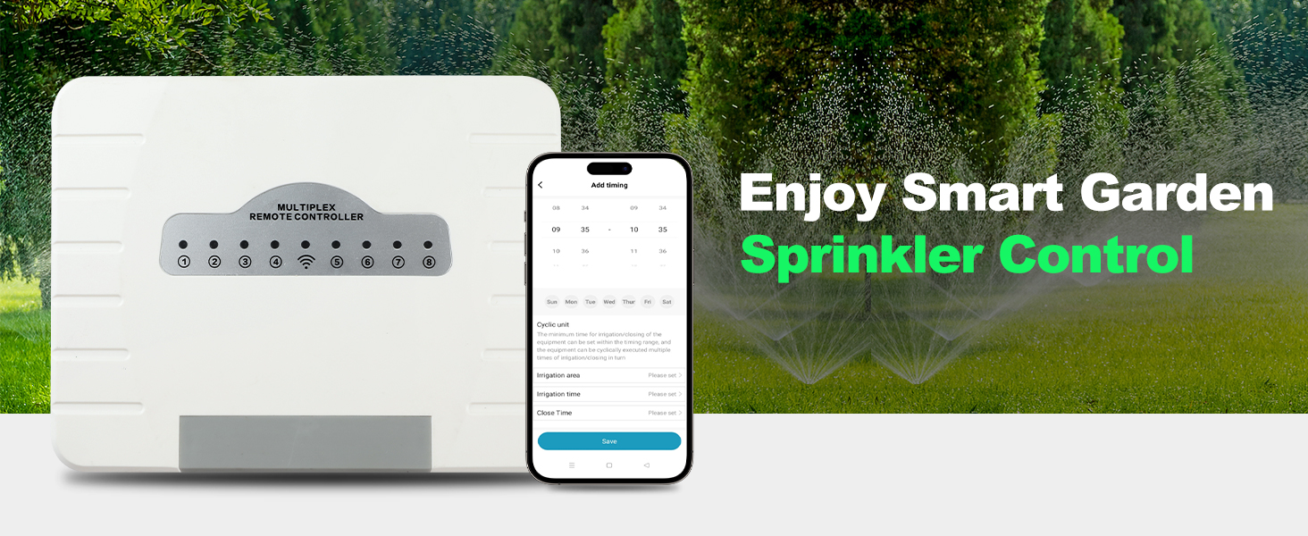 Zone Smart Sprinkler Controller