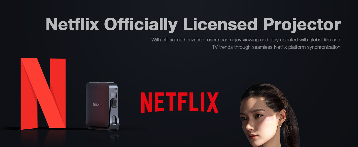 Beamer with netflix