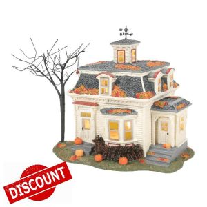 Department 56 Disney Hocus Pocus Village Max's House in Salem Lit Building
