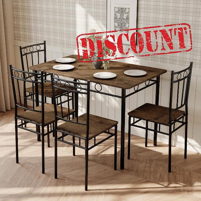 5 Piece Dining Table Set