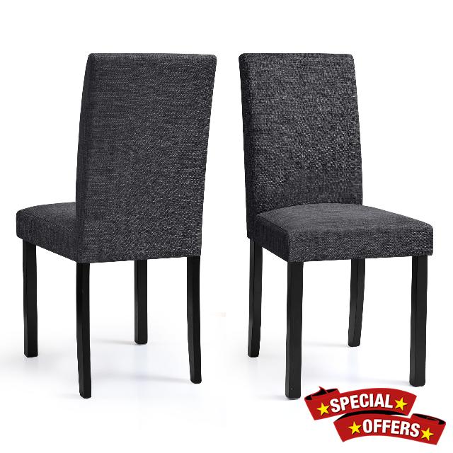 CHUN YI Upholstered Dining Chairs Set of 2