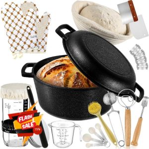 18 Pcs Sourdough Starter Kit Baking Supplies for Homemade Bread Baking
