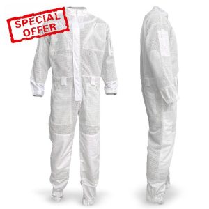 Pro Full-Length Beekeeping Suit - Bee Suit - Bee Protective Gear - Beekeeping Suits - White
