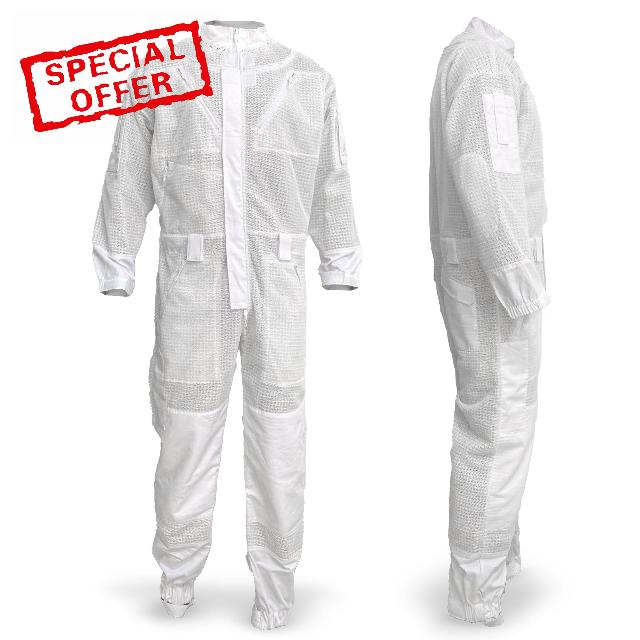 Pro Full-Length Beekeeping Suit - Bee Suit - Bee Protective Gear - Beekeeping Suits - White