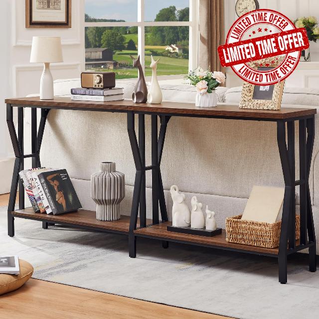 HOMISSUE Sofa Console Table