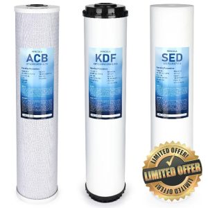 3-Stage Whole House Water Filter Set Replacement Pack with Sediment