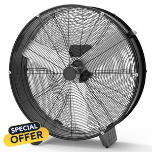 GarveeHome 30 Inch Industrial Drum Fan