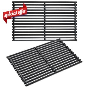 Grill Grates Grill Parts for Blackstone 36 Inch Griddle 1554 2177 1868 2151 1825 2149 Grills Replacement Parts Blackstone 4 Burner 36" Griddle Cast Iron Cooking Grates Grills Accessories 2 Pieces