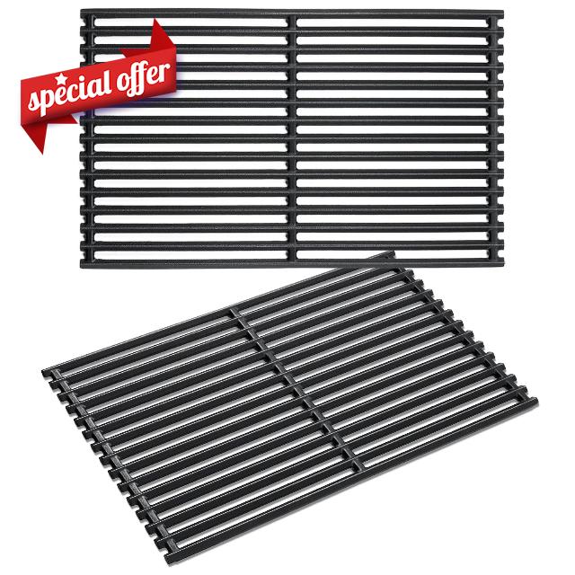 Grill Grates Grill Parts for Blackstone 36 Inch Griddle 1554 2177 1868 2151 1825 2149 Grills Replacement Parts Blackstone 4 Burner 36" Griddle Cast Iron Cooking Grates Grills Accessories 2 Pieces