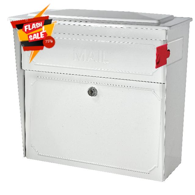 Mail Boss 7179 Townhouse Locking Security Wall Mount Mailbox