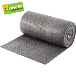 30" W x 150' l Oil Absorbent Mat Roll Oil Pads Absorbs up to 40.2 Gallons Heavyweight Mat Roll for Protecting Home Garage Basement
