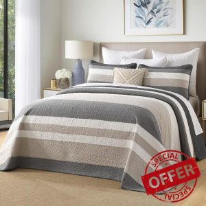 128"x120" Oversized Bedspread - 100% Cotton