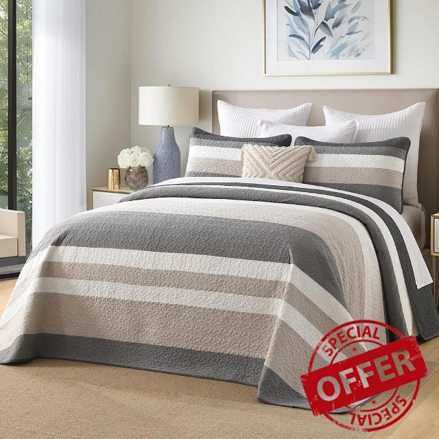 128"x120" Oversized Bedspread - 100% Cotton