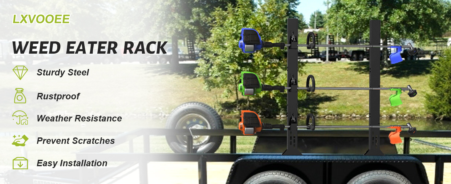 weed eater rack