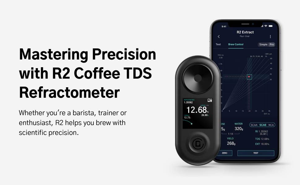 coffee refractometer, tds meter for coffee, coffee tds meter, espresso refractometer