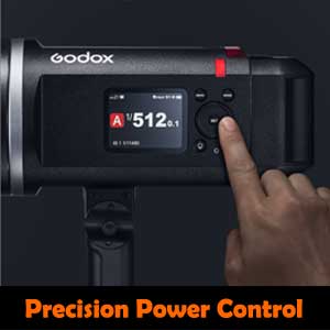 The AD600BM II features a 2.8-inch TFT color screen