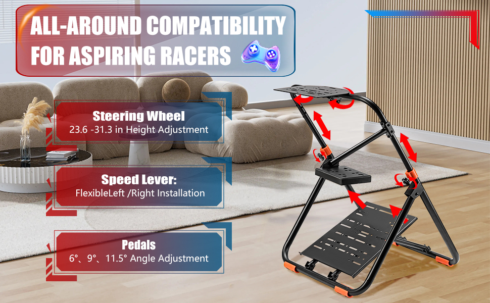 crafted from high strength carbon steel with a triangular structure and rubber footpads