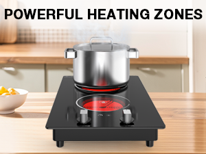 2 Burner Electric Cooktop