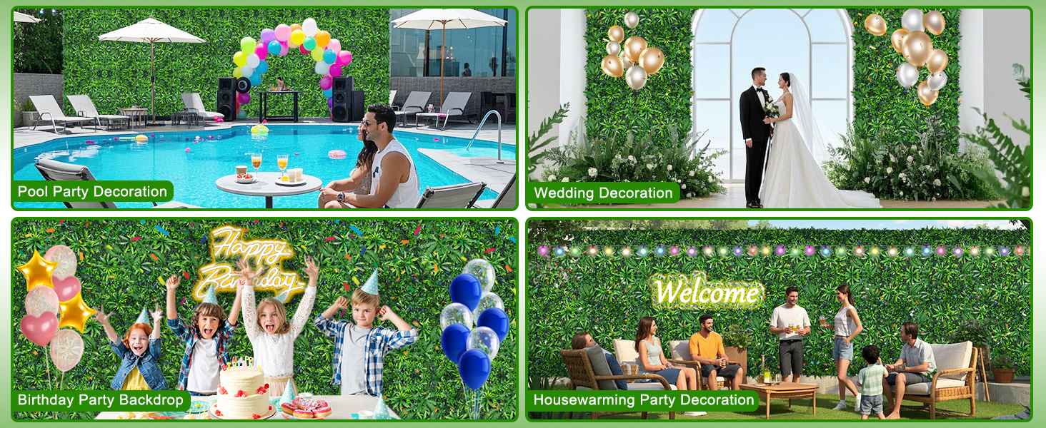 Privacy Screen fake plant artificial ferns for outdoorsArtificial Grass Wall BackdropGreenery Wall