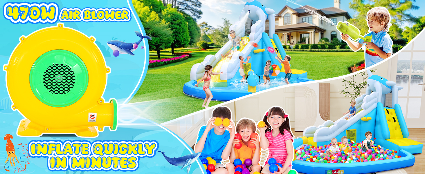 water bounce house