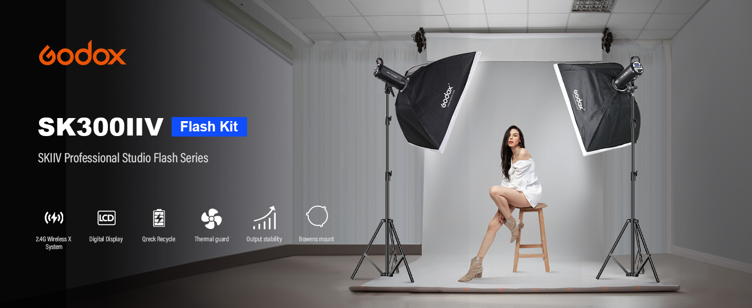Godox SK300IIV Photo Studio Strobe Flash