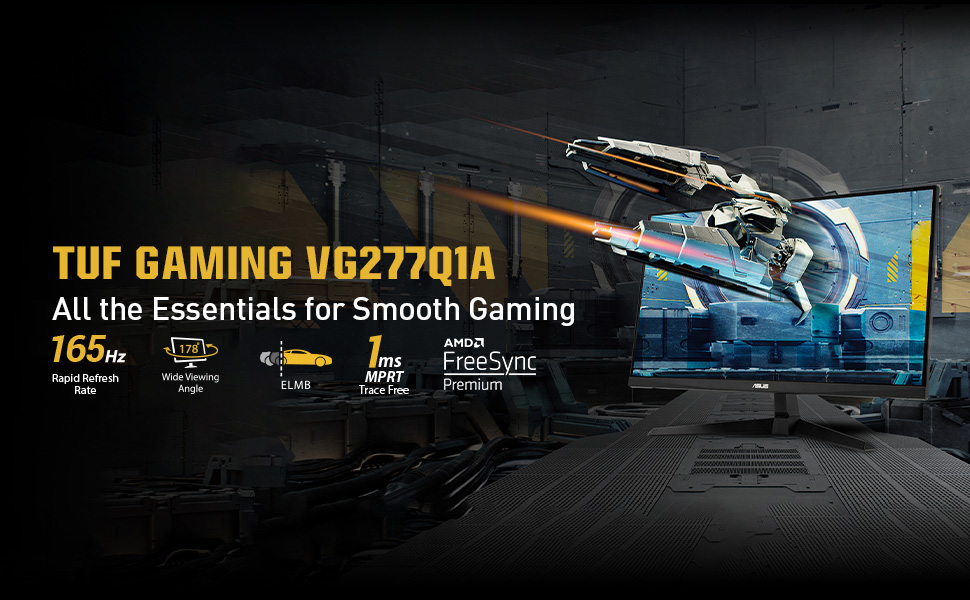 ASUS TUF Gaming 27” 1080P Gaming Monitor (VG277Q1A)