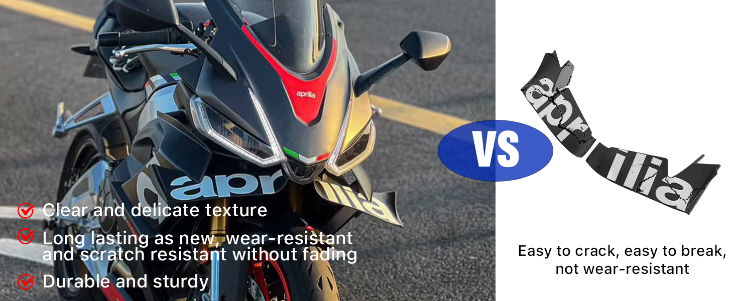 Motorcycle Winglet Fairings for Aprilia RS660 RSV4