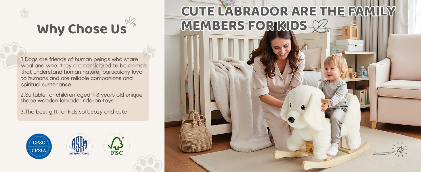CUTE LABRADOR ARE THE FAMILY MEMBERS FOR KIDS