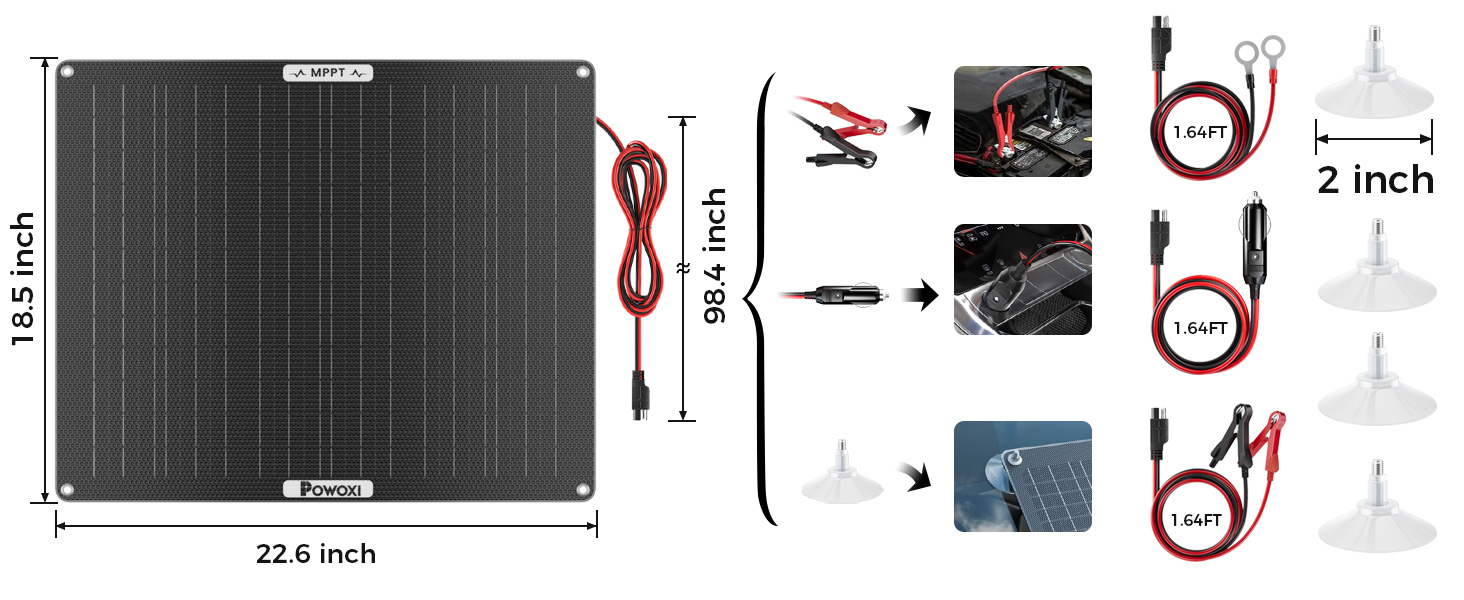 12 volt solar battery charger