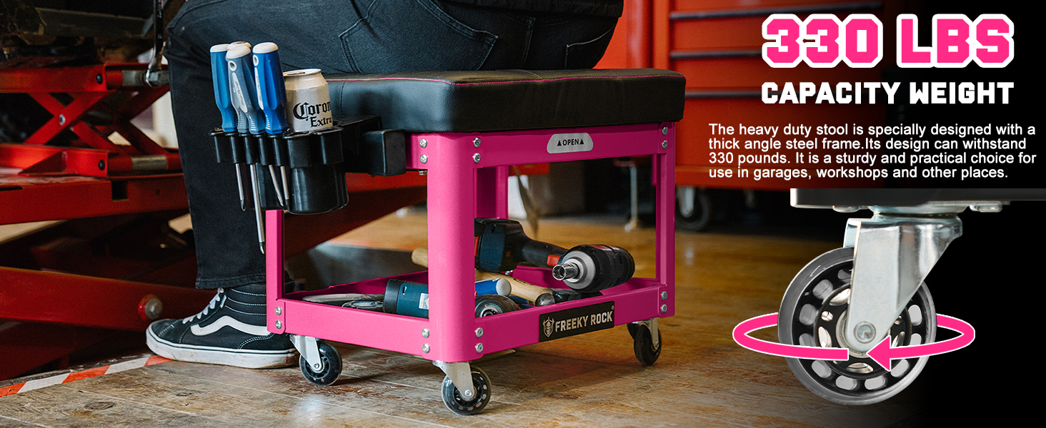 pink shop seat