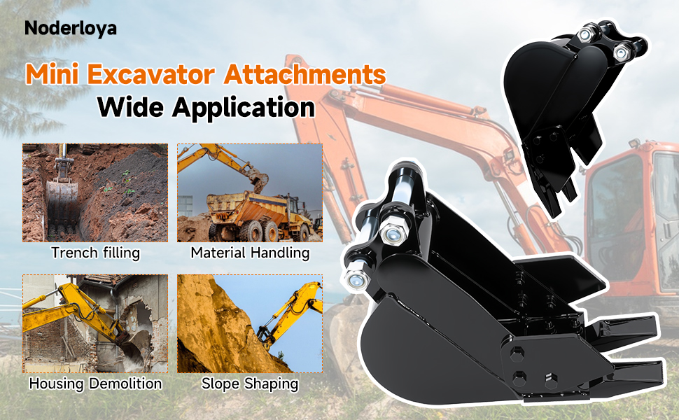 mini excavator attachments