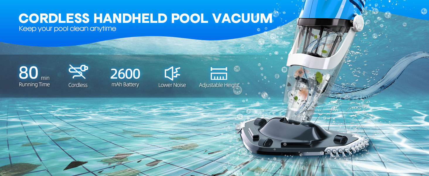 Cordless Handheld Pool Vacuum
